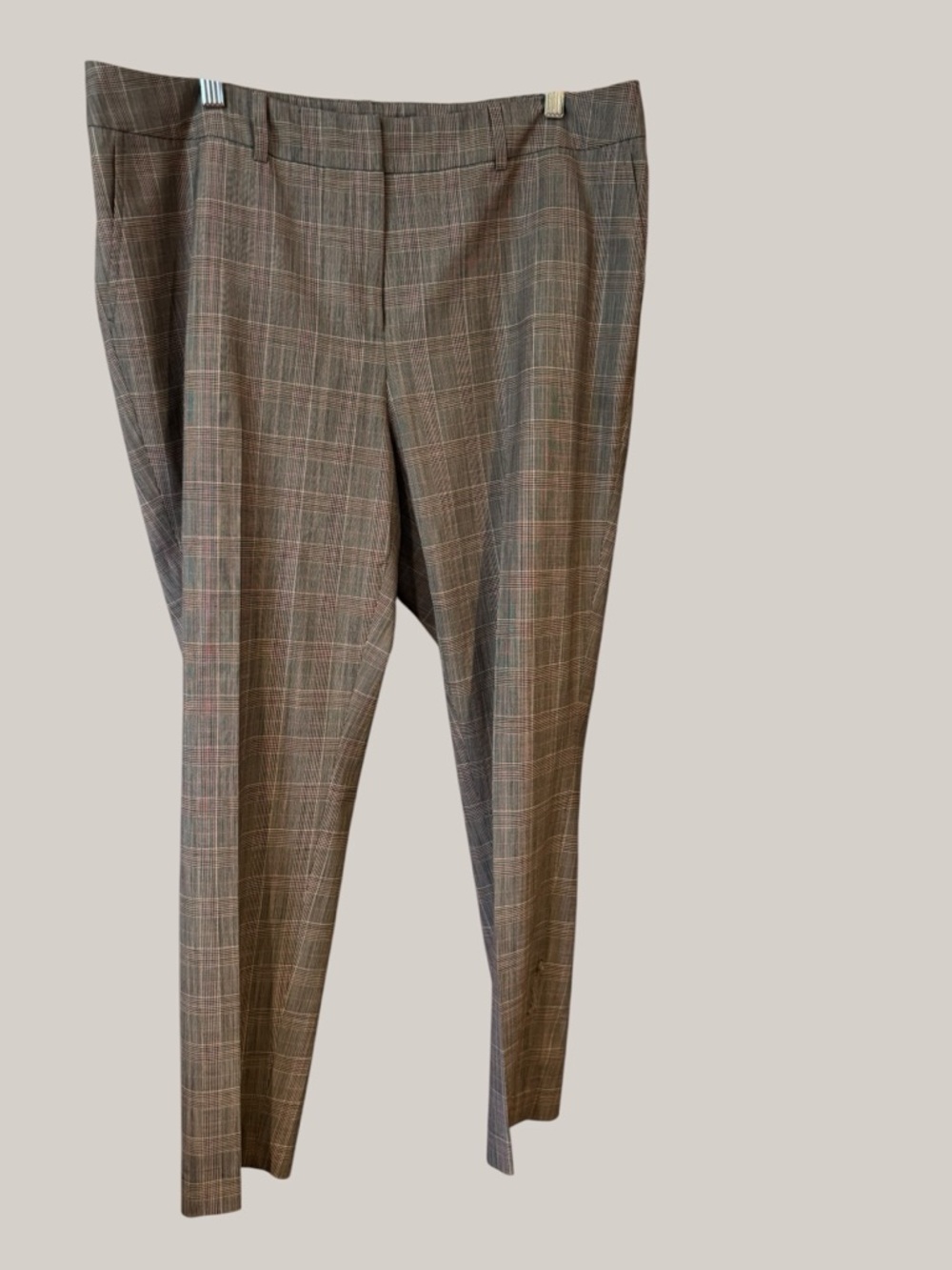 Lafayette 148 New York Black, White and Red Plaid pants